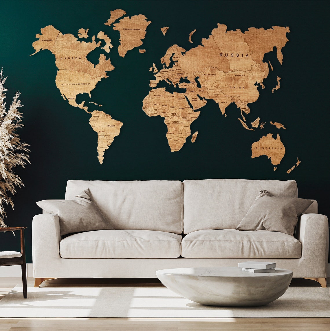 Showcase Your Love for Travel with Worldmap Wood Pieces